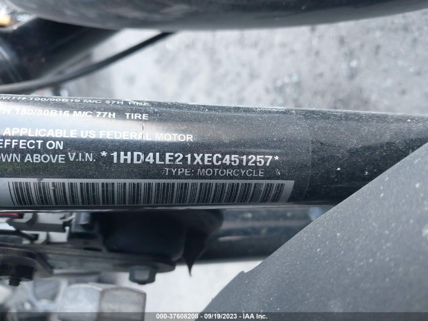 2014 HARLEY-DAVIDSON XL883 IRON 883 - 1HD4LE21XEC451257