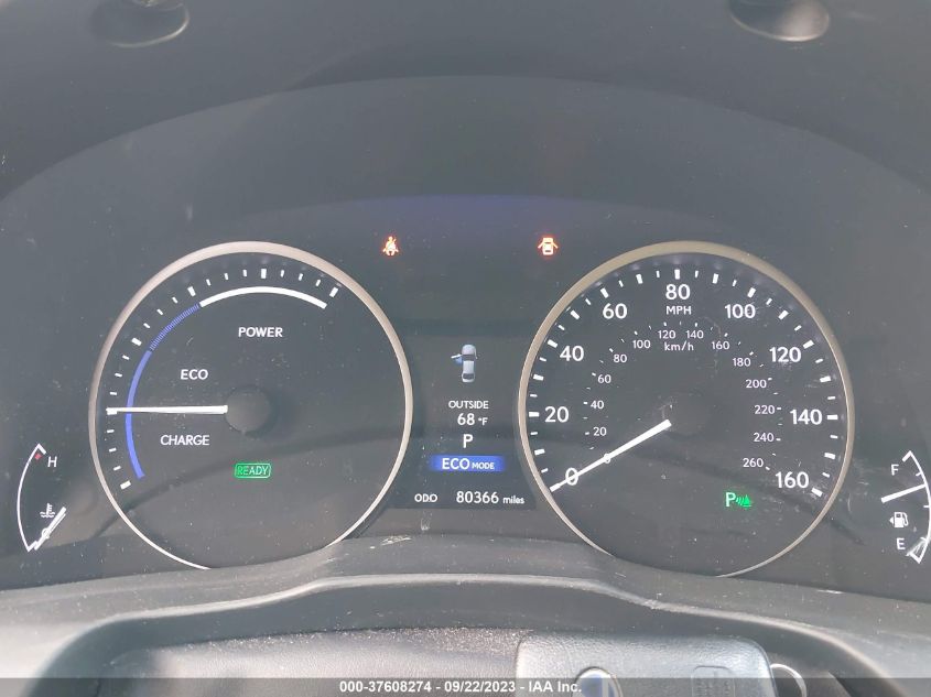 2015 LEXUS ES 300H HYBRID JTHBW1GG2F2086892