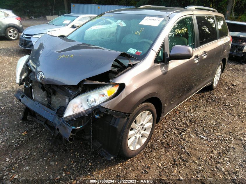 2014 TOYOTA SIENNA LTD/XLE - 5TDDK3DCXES085077