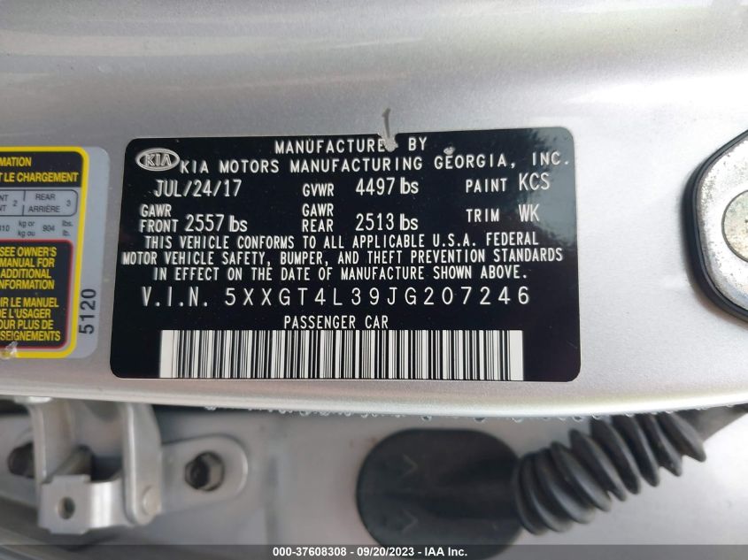 2018 KIA OPTIMA LX - 5XXGT4L39JG207246