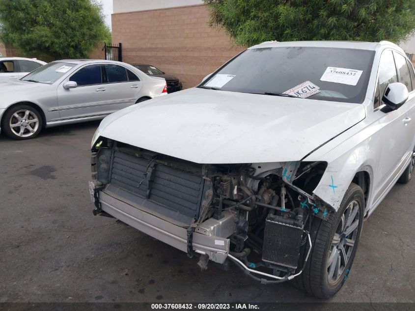 2017 AUDI Q7 PREMIUM PLUS - WA1LAAF7XHD053887