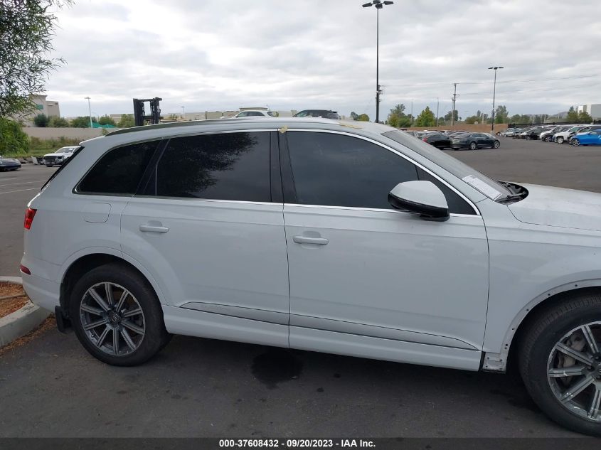 2017 AUDI Q7 PREMIUM PLUS - WA1LAAF7XHD053887