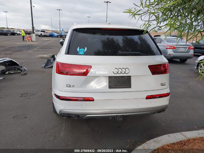 2017 AUDI Q7 PREMIUM PLUS - WA1LAAF7XHD053887