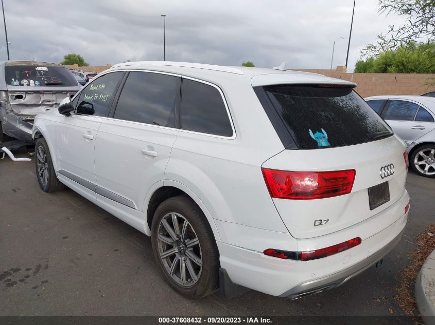 2017 AUDI Q7 PREMIUM PLUS - WA1LAAF7XHD053887