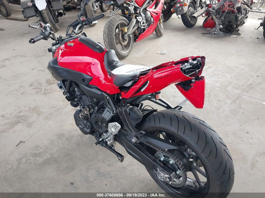 2017 YAMAHA FZ07A JYARM20E9HA001006