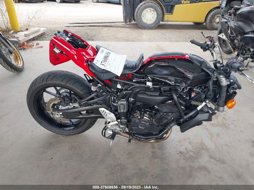 2017 YAMAHA FZ07A JYARM20E9HA001006