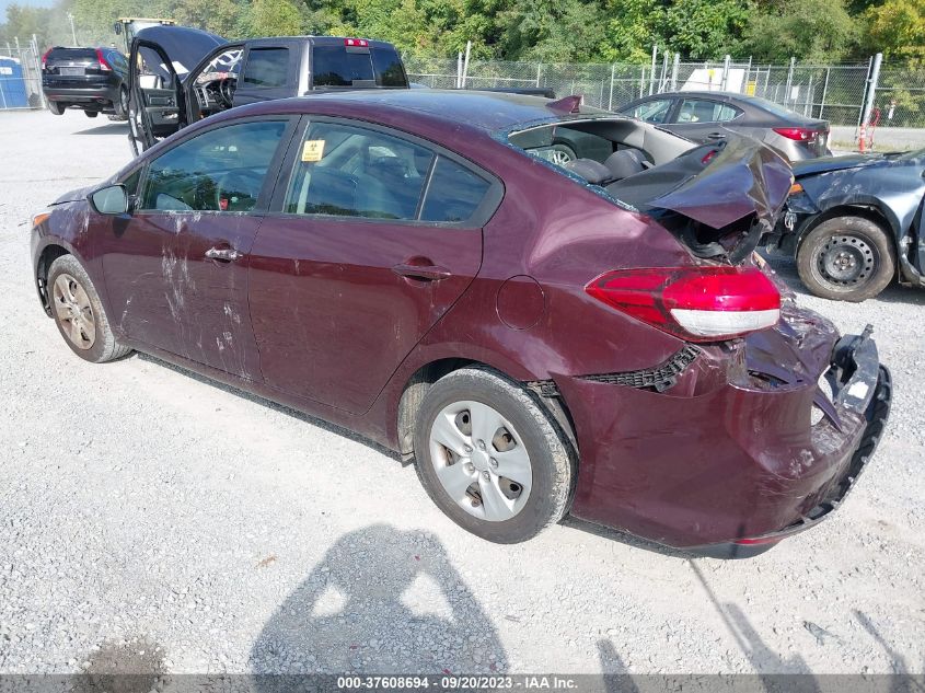 2017 KIA FORTE LX - 3KPFL4A71HE158581