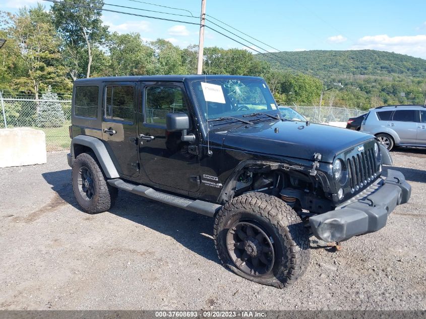 2014 JEEP WRANGLER UNLIMITED SPORT - 1C4BJWDG5EL321229