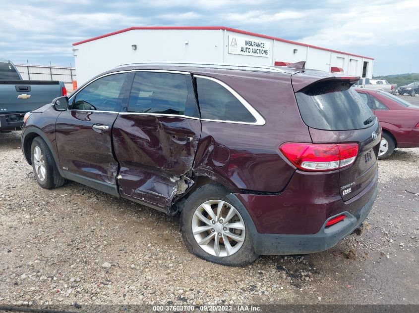 2016 KIA SORENTO LX - 5XYPGDA31GG146101