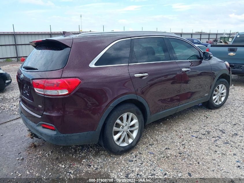 2016 KIA SORENTO LX - 5XYPGDA31GG146101