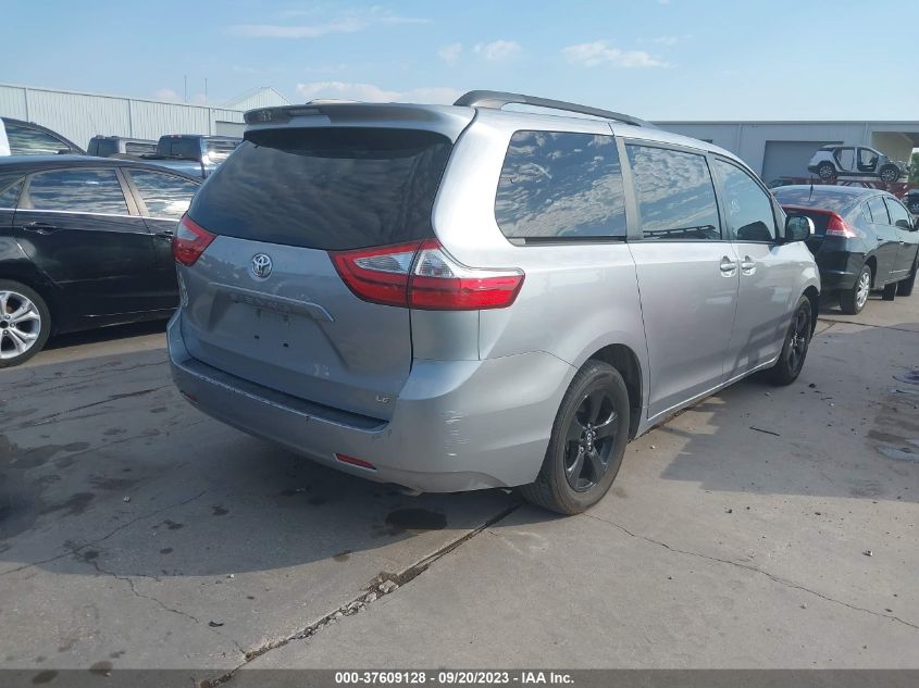 2017 TOYOTA SIENNA LE - 5TDKZ3DC7HS788255