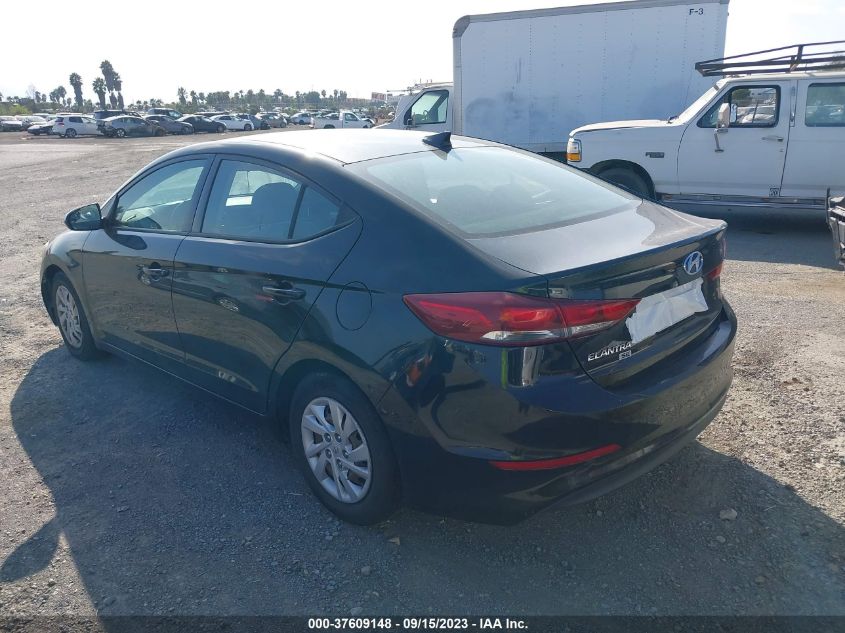 2017 HYUNDAI ELANTRA SE - 5NPD74LF9HH138008