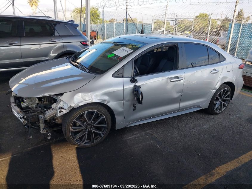 2021 TOYOTA COROLLA XSE - JTDT4MCE8MJ059782