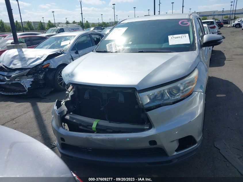 2015 TOYOTA HIGHLANDER LE - 5TDZKRFH2FS102179