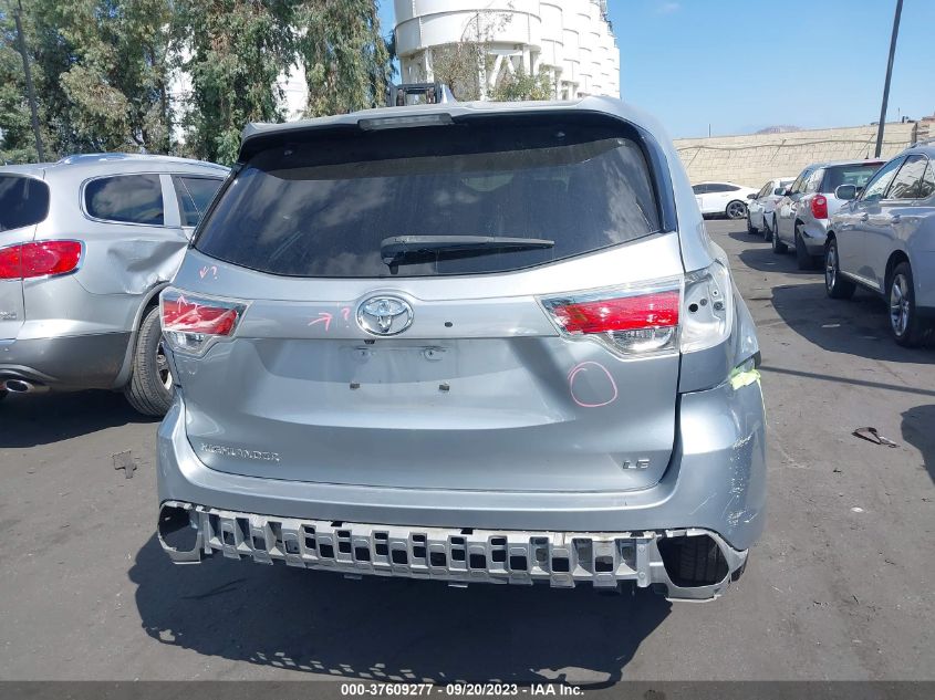 2015 TOYOTA HIGHLANDER LE - 5TDZKRFH2FS102179
