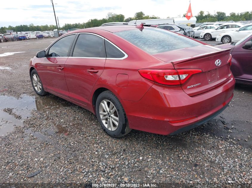 2015 HYUNDAI SONATA 2.4L SE - 5NPE24AFXFH232739