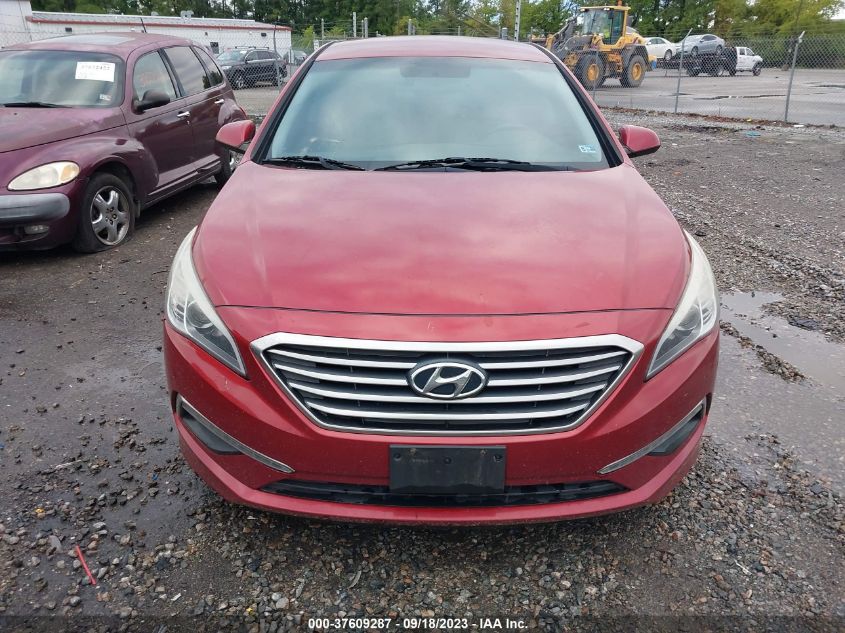 2015 HYUNDAI SONATA 2.4L SE - 5NPE24AFXFH232739