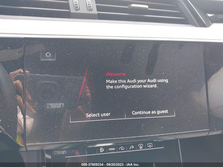 2022 AUDI E-TRON S PRESTIGE WA1VCBGE9NB035233