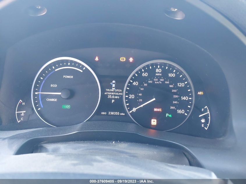 2015 LEXUS ES 300H HYBRID JTHBW1GG0F2080038
