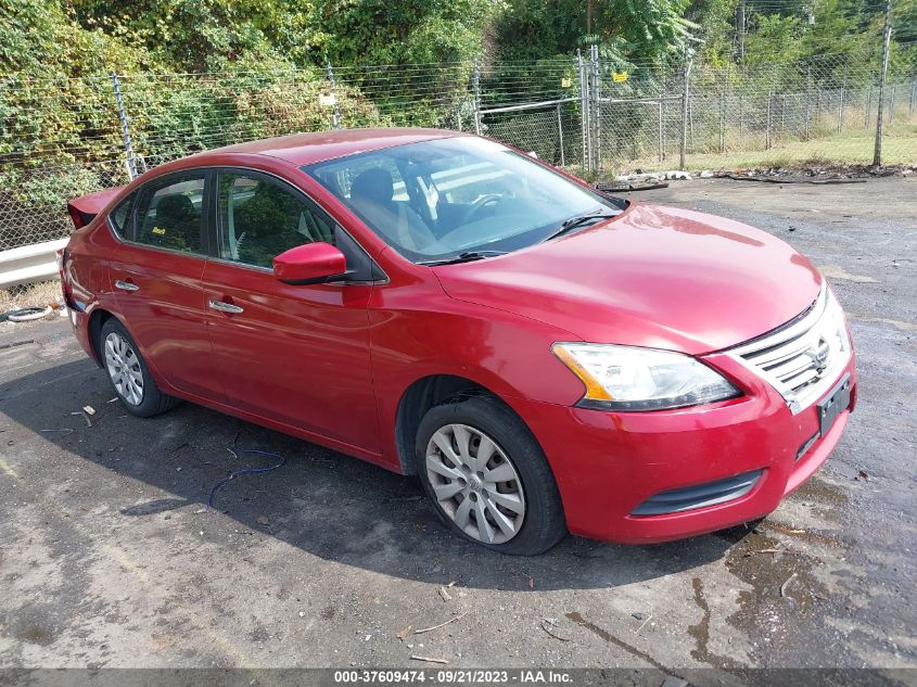 2014 NISSAN SENTRA S - 3N1AB7AP2EY332427