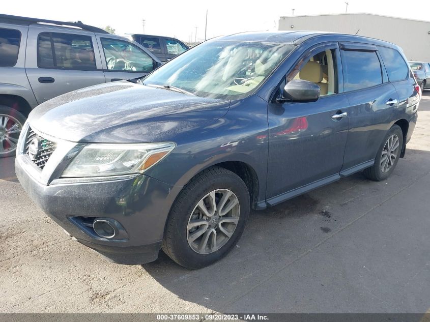 2014 NISSAN PATHFINDER S/SV/SL/PLATINUM - 5N1AR2MMXEC601811