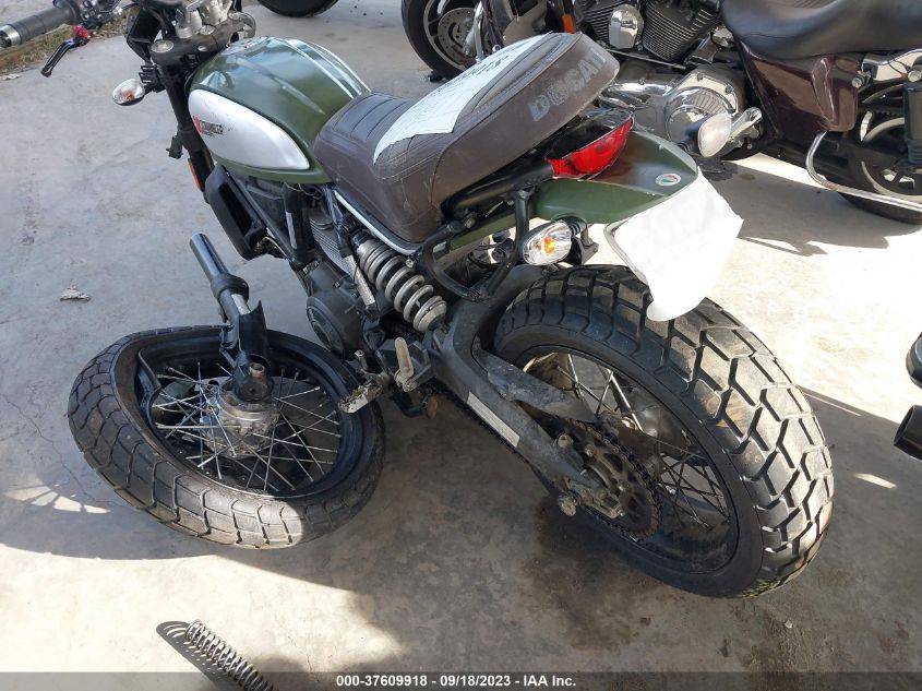 2016 DUCATI SCRAMBLER 800 ML015ANM9GT004533