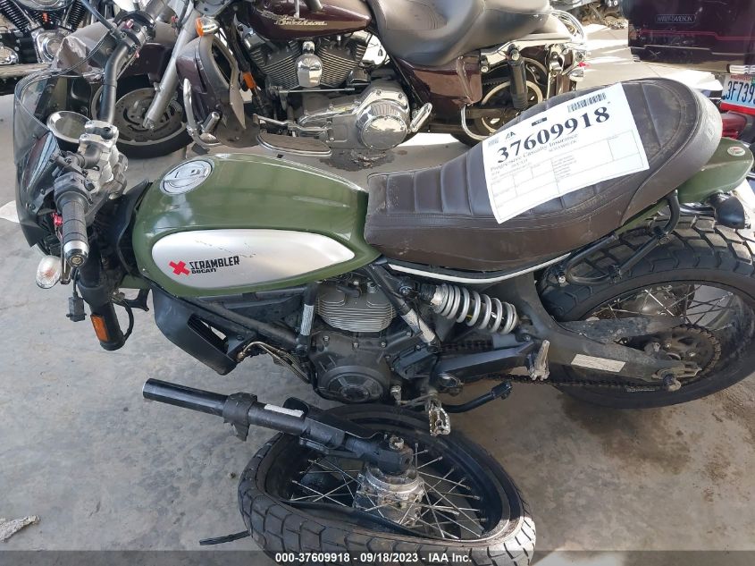 2016 DUCATI SCRAMBLER 800 ML015ANM9GT004533