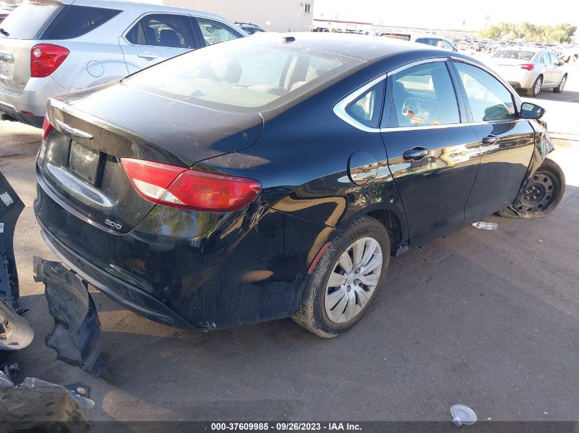 2015 CHRYSLER 200 LX - 1C3CCCFB4FN569531