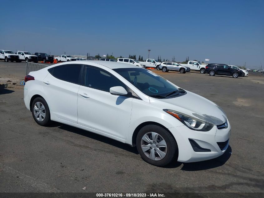 2016 HYUNDAI ELANTRA SE - 5NPDH4AE8GH716816