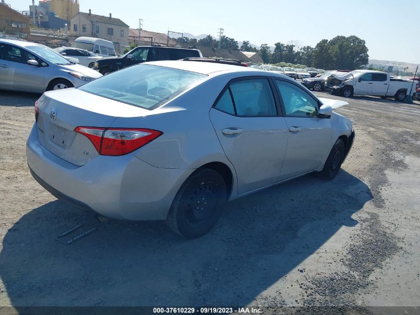 2014 TOYOTA COROLLA L/LE/S/S PLUS/LE PLUS - 2T1BURHE3EC165412