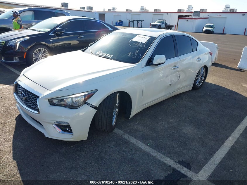 VIN JN1EV7APXJM364516 2018 INFINITI Q50 3.0T LUXE