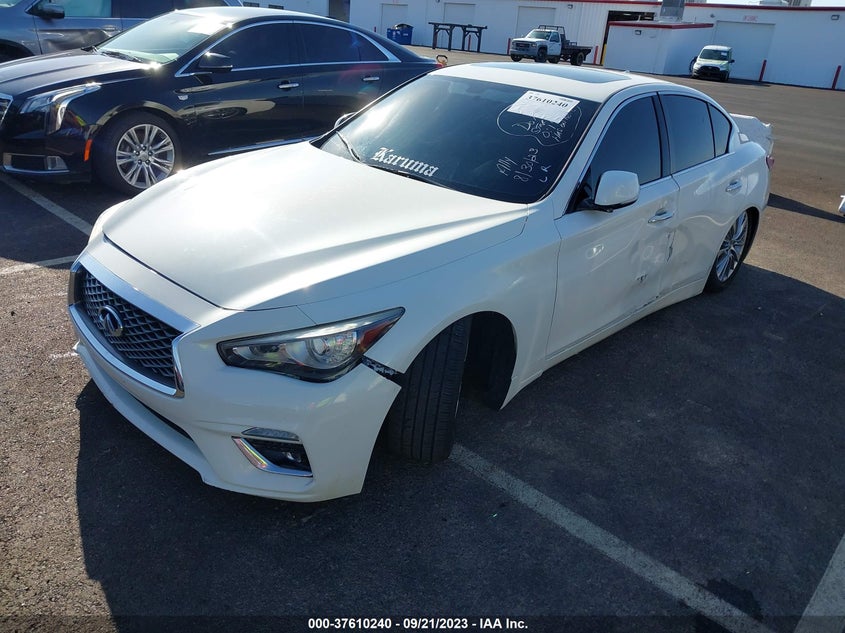 VIN JN1EV7APXJM364516 2018 INFINITI Q50 3.0T LUXE