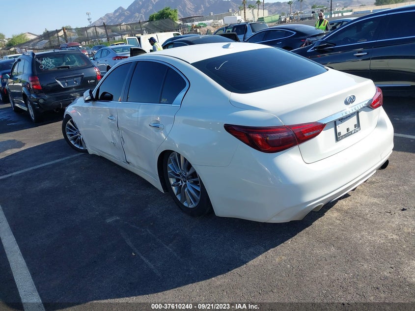 VIN JN1EV7APXJM364516 2018 INFINITI Q50 3.0T LUXE