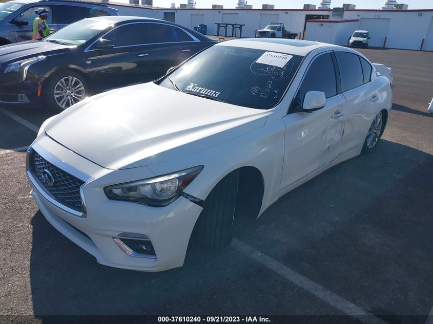 VIN JN1EV7APXJM364516 2018 INFINITI Q50 3.0T LUXE