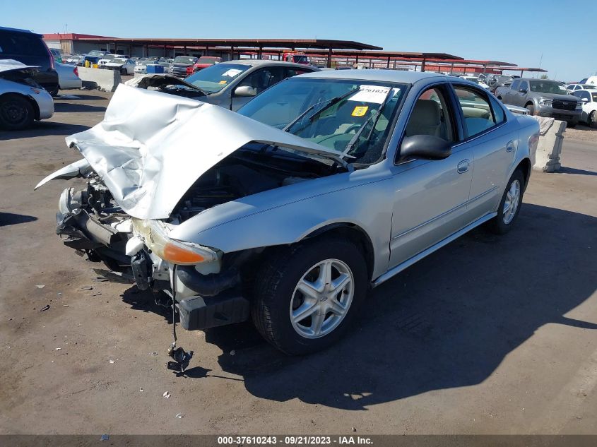 1G3NL52F84C180702 2004 OLDSMOBILE ALERO GL1photo 2