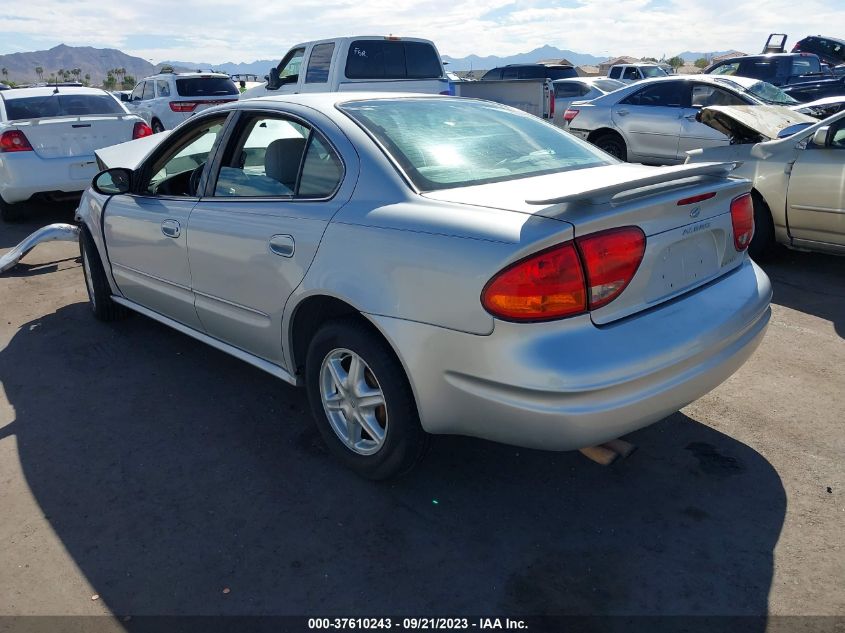 1G3NL52F84C180702 2004 OLDSMOBILE ALERO GL1photo 3