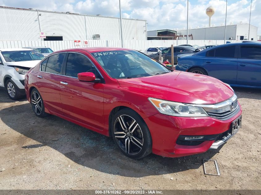 2017 HONDA ACCORD SEDAN SPORT SE - 1HGCR2F18HA040980