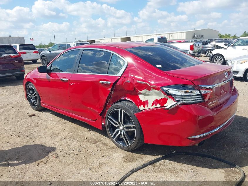 2017 HONDA ACCORD SEDAN SPORT SE - 1HGCR2F18HA040980
