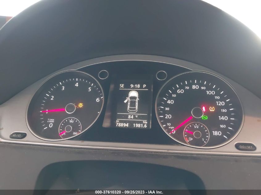 2013 VOLKSWAGEN CC SPORT - WVWBN7AN9DE554935