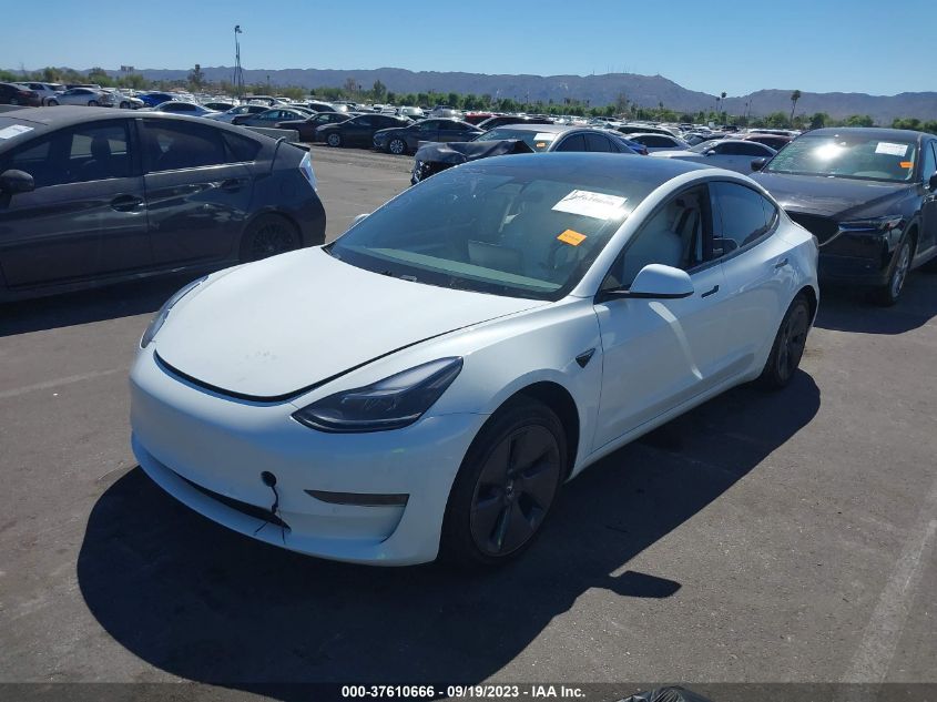 2021 TESLA MODEL 3 STANDARD RANGE PLUS - 5YJ3E1EAXMF989860