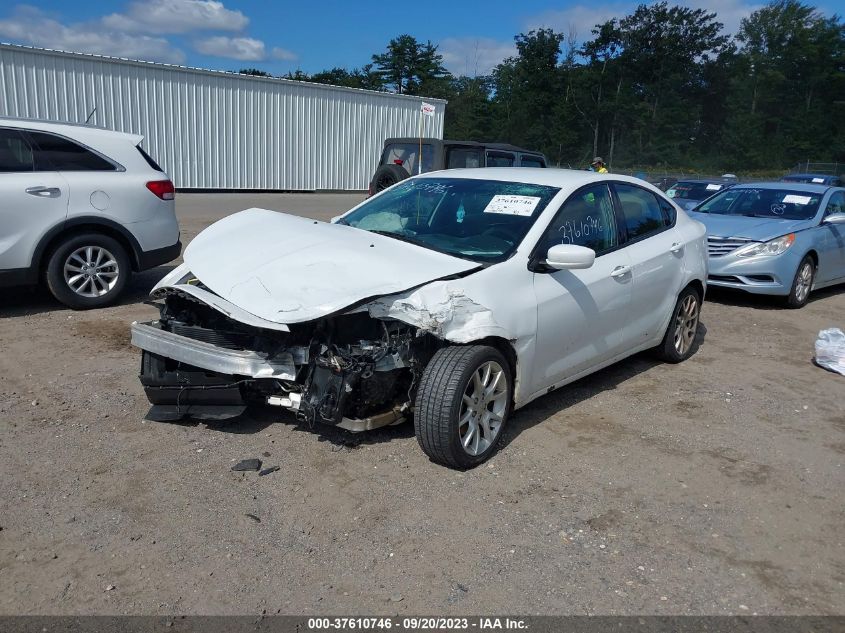2013 DODGE DART SXT - 1C3CDFBA9DD202574