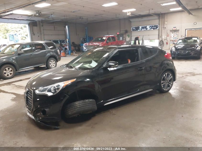 2016 HYUNDAI VELOSTER TURBO - KMHTC6HE5GU080031