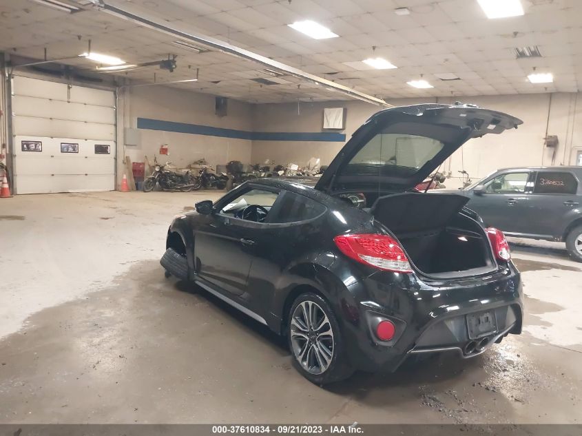 2016 HYUNDAI VELOSTER TURBO - KMHTC6HE5GU080031