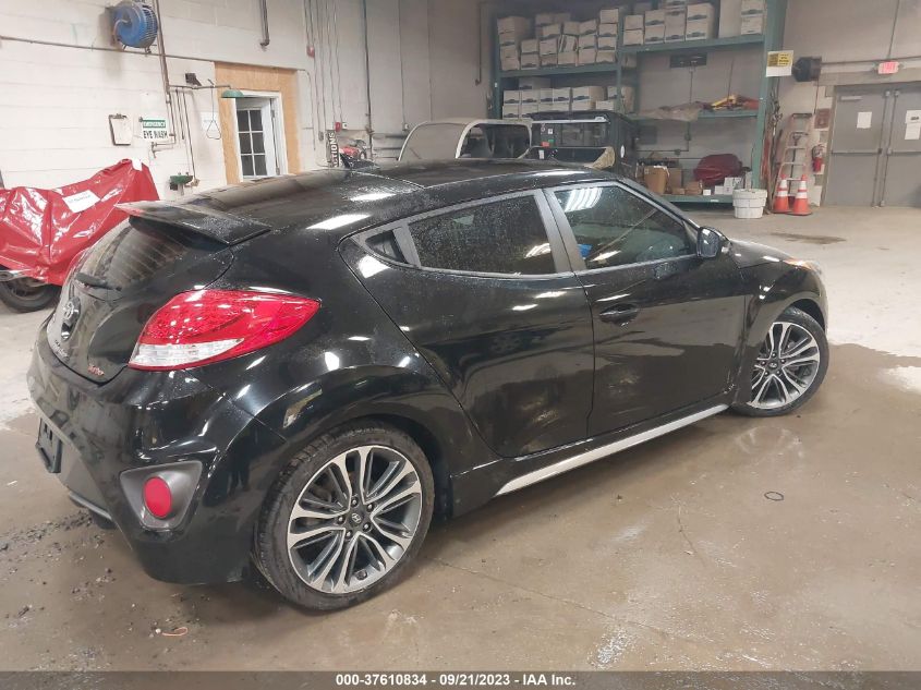 2016 HYUNDAI VELOSTER TURBO - KMHTC6HE5GU080031