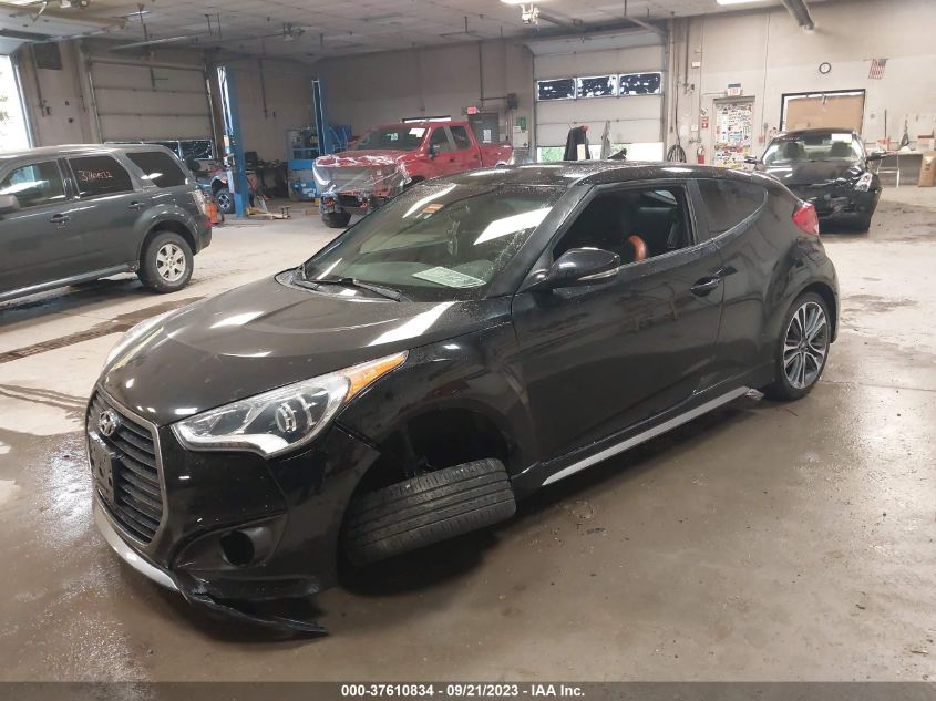 2016 HYUNDAI VELOSTER TURBO - KMHTC6HE5GU080031