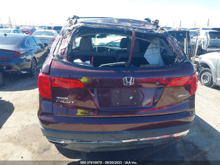 2016 HONDA PILOT TOURING - 5FNYF5H97GB056174