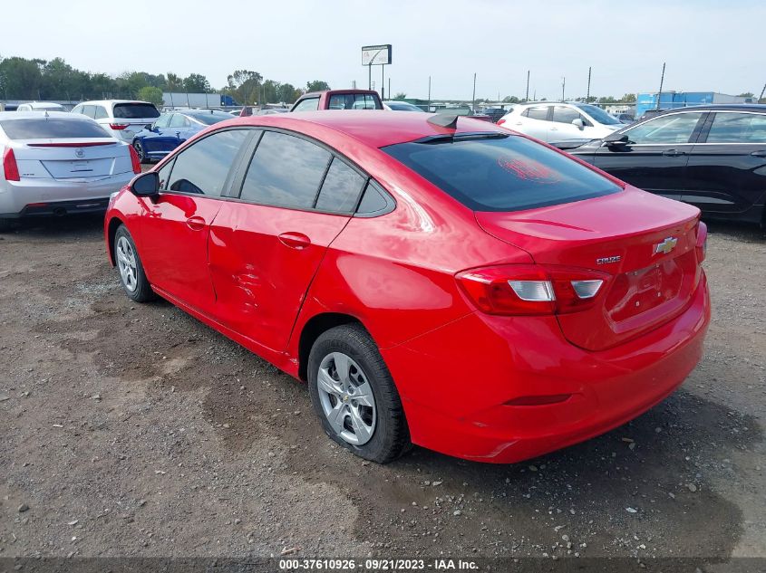 2017 CHEVROLET CRUZE LS - 1G1BC5SM7H7151104