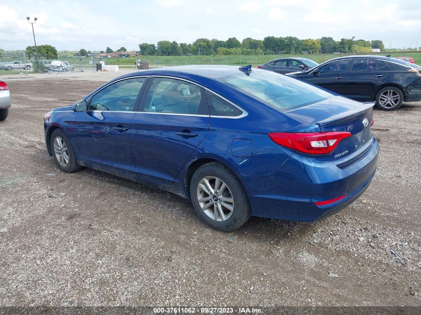 2015 HYUNDAI SONATA 2.4L SE - 5NPE24AF6FH107219