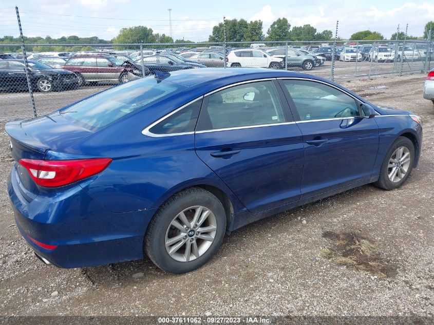 2015 HYUNDAI SONATA 2.4L SE - 5NPE24AF6FH107219