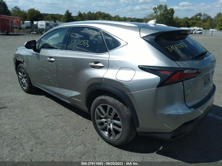 2015 LEXUS NX 300H JTJBJRBZ5F2017649